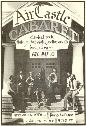 Aircastle at the Cabaret - opening for David LaFlamme - 1978 - poster
