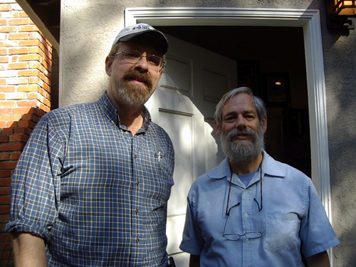 The studio - Bob Gilmore and Ed Durbrow - in Pleasant Hill - 2007