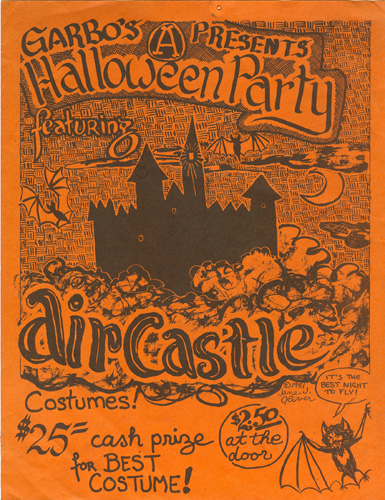 Aircastle - Halloween Party - 1981 - drawn by Jane Oliver